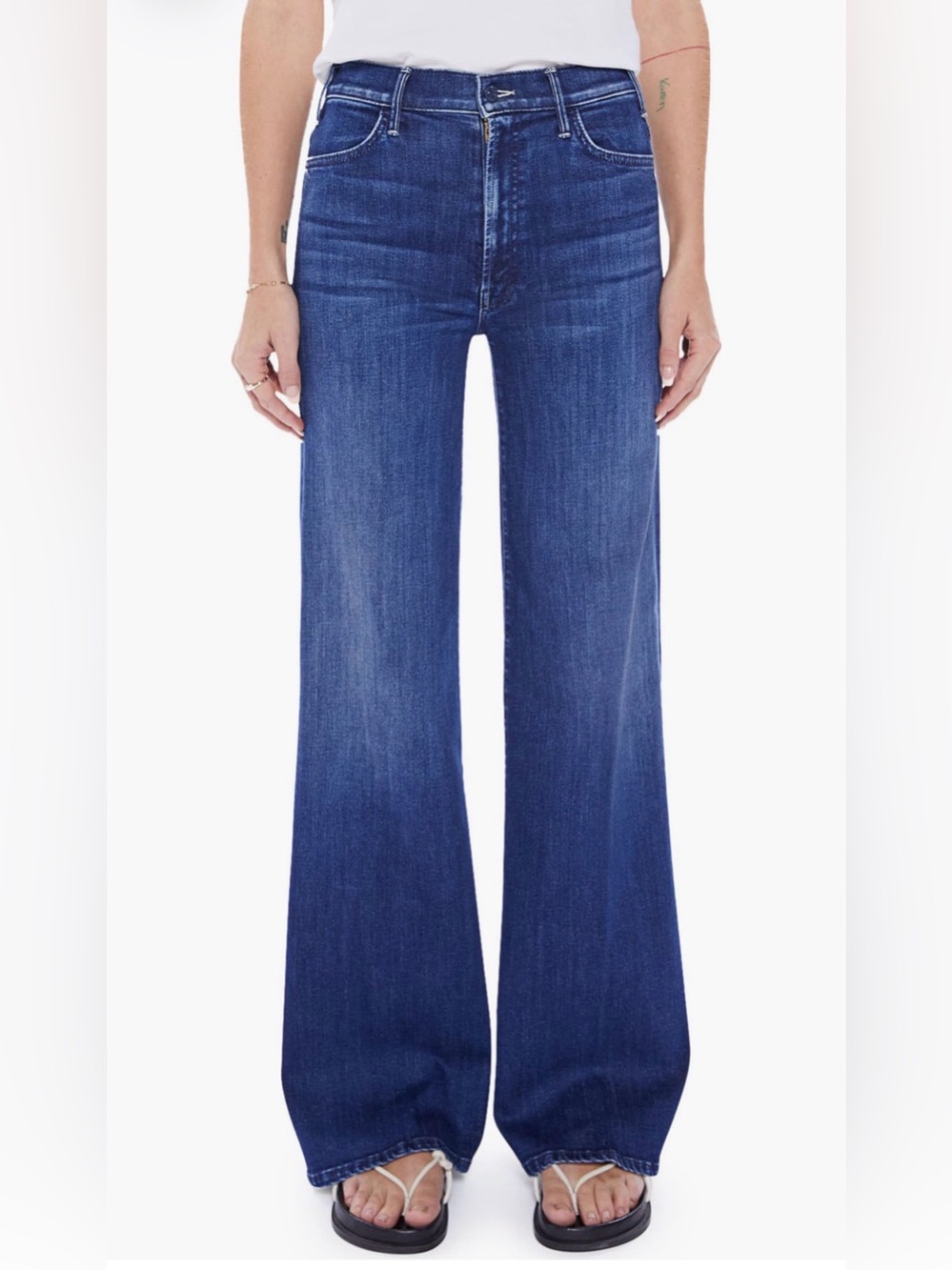 Mother wide leg jeans